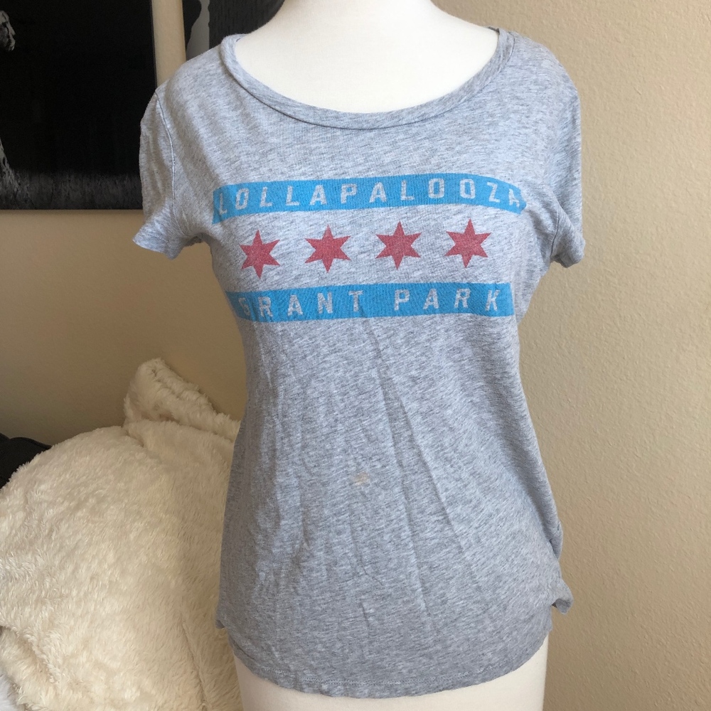 Lollapalooza 2013 Grant Park printed shirt